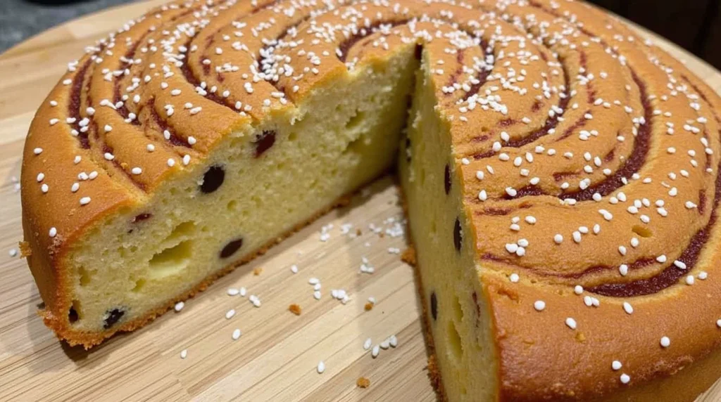 Assembling Torta della Nonna before baking