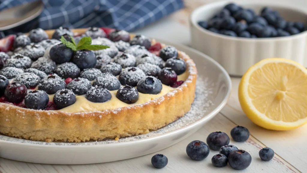 A person's hand gently holding a handful of fresh blueberries, emphasizing their natural, wholesome quality.