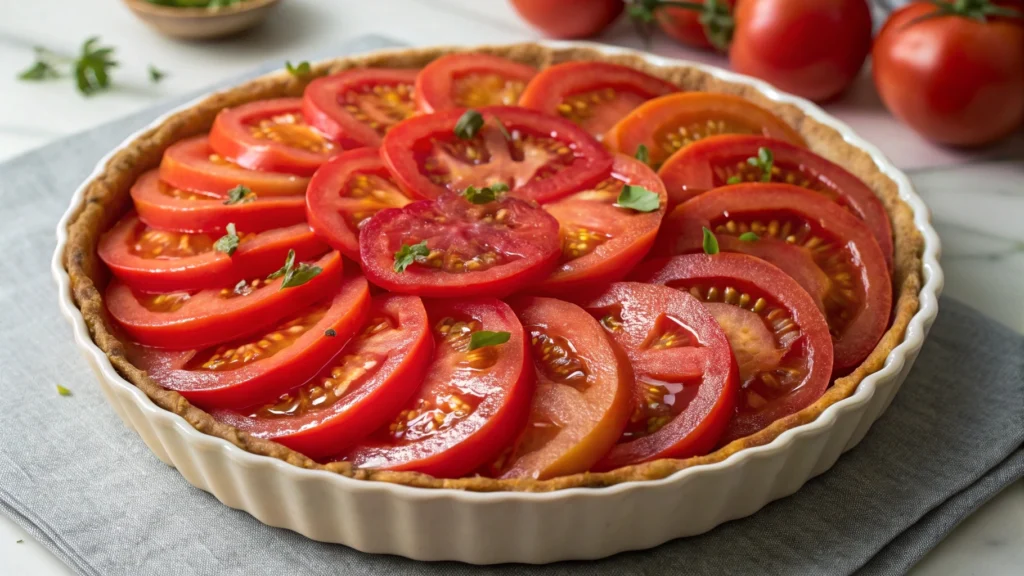 Close-up of ripe tomatoes growing on the vine in a greenhouse