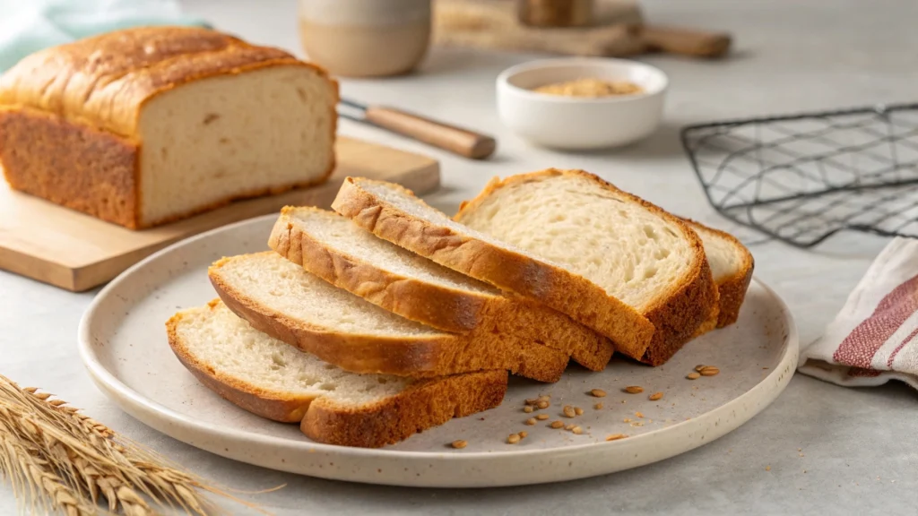 Shaping whole wheat bread dough into a loaf